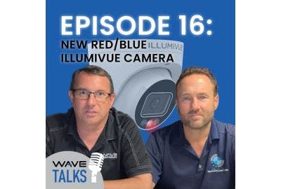 WAVE Talks Episode 16: Illumivue Red/Blue Strobe 8MP Camera with Active Defender Technology and AI
