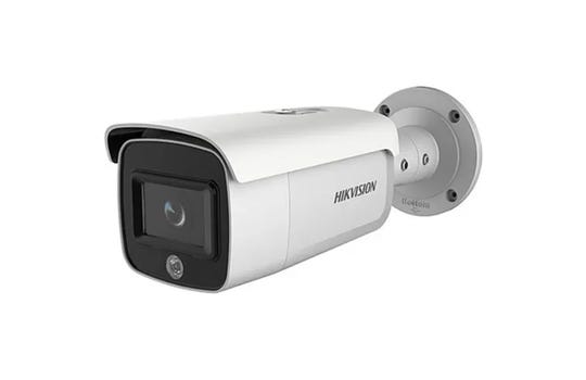 svimmel indsats Tag ud Hikvision DS-2CD2T46G1-4I/SL 4MP Outdoor AcuSense Fixed Bullet Camera with Strobe  Light and Audio Alarm - 8mm Lens