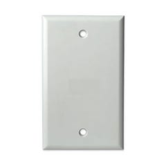 SCP 242-WT 1-Gang Blank Wall Plate - White